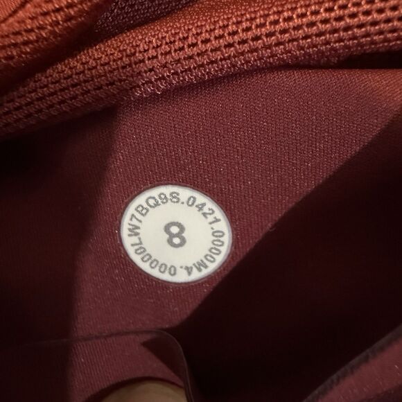 Lululemon Base Pace High-Rise Short 8" Ribbed Nulux Black Women's Size 6 - Picture 7 of 10